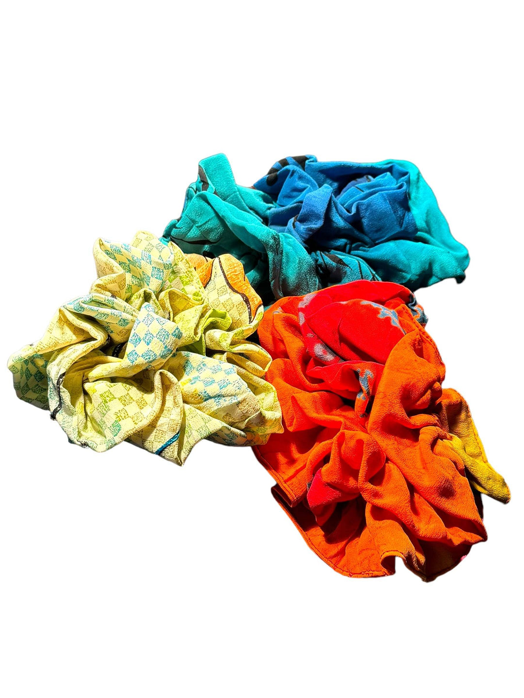 SCR-10 THREE PACK -Silk Double Scrunch