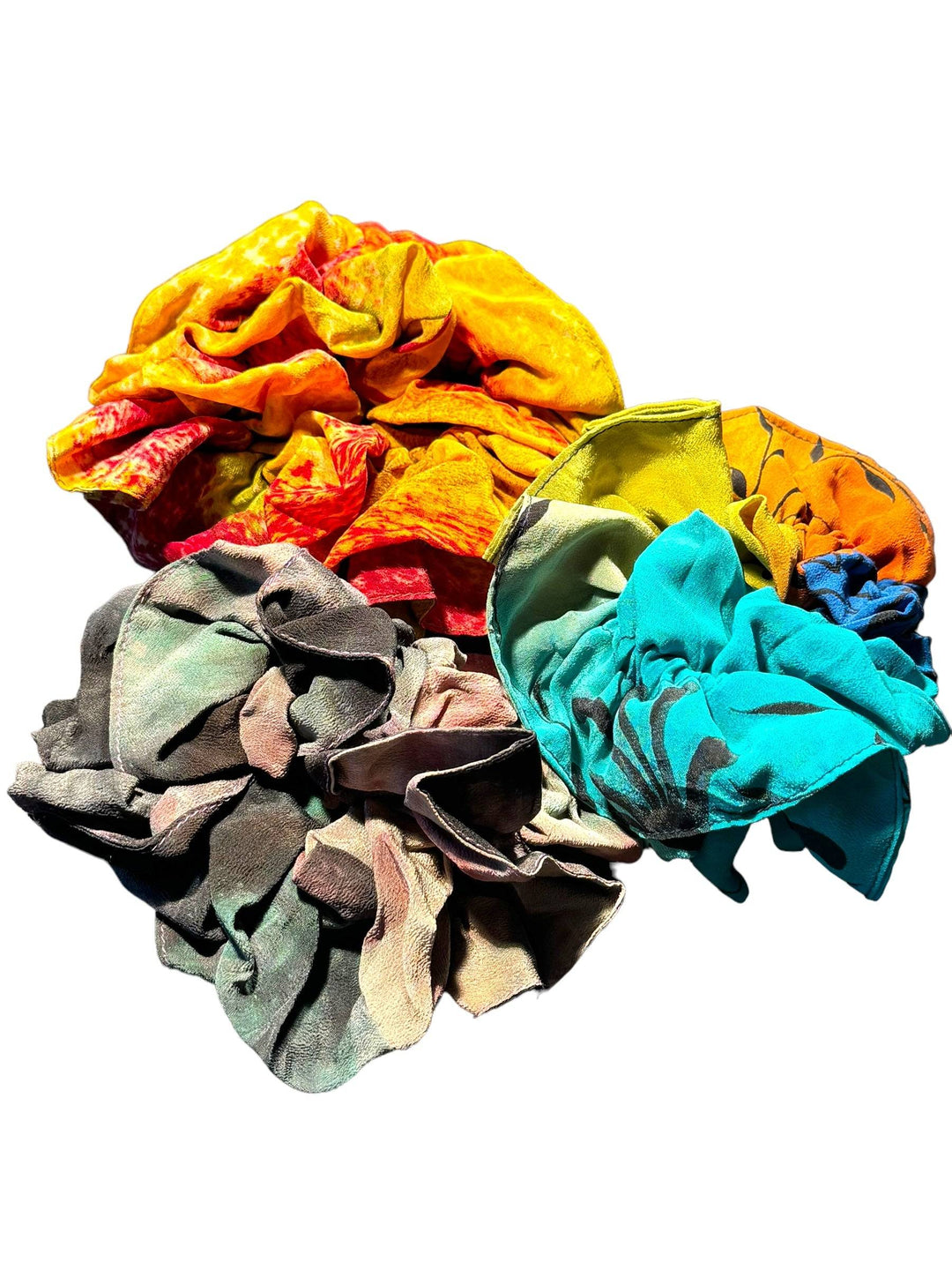 SCR-05 THREE PACK -Silk Double Scrunch