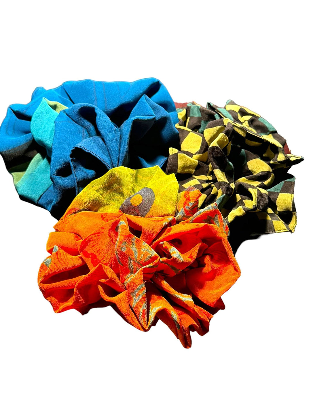 SCR-04 THREE PACK -Silk Double Scrunch