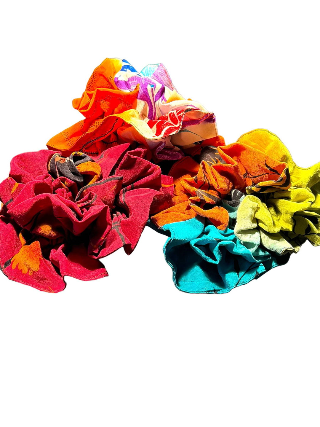 SCR-01 THREE PACK -Silk Double Scrunch