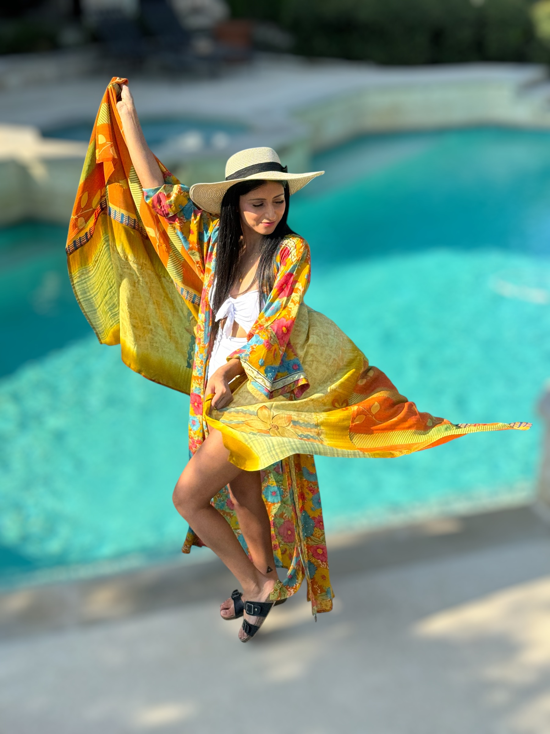 Unique Silk Kaftans Maxi Dresses Vintage Long Silk Kaftans For unique-silk-kaftans-maxi-dresses-vintage-long-silk-kaftans-for