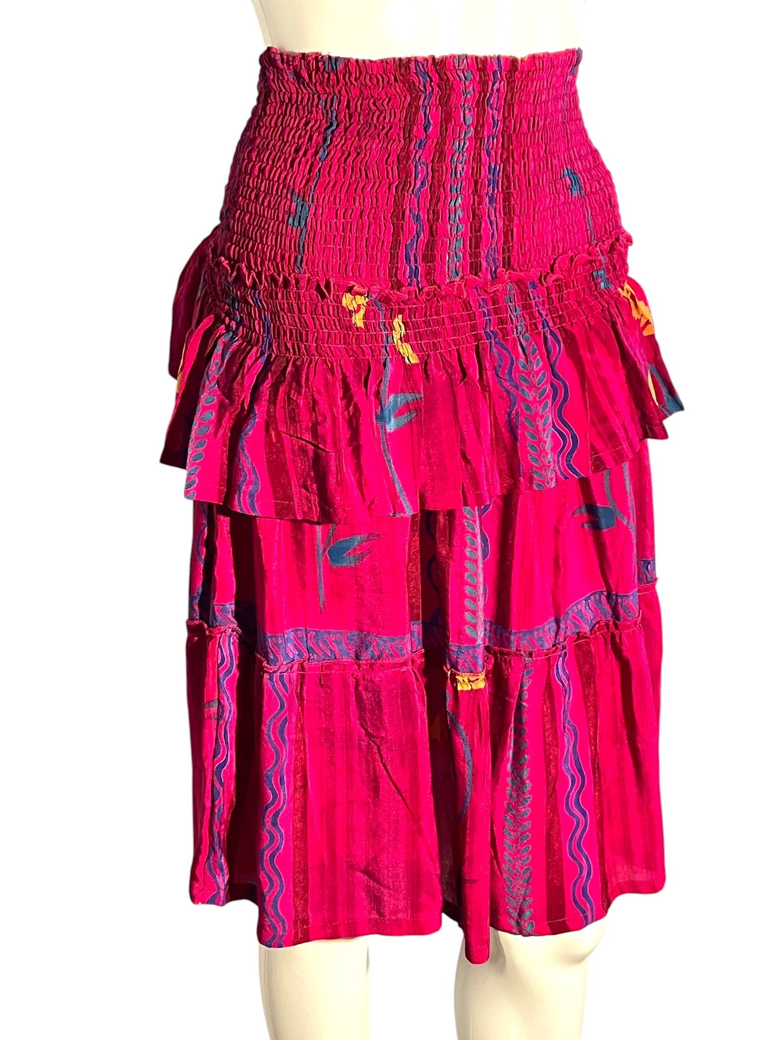 Katie Skirt | Versatile Vintage Silk Skirt & Top | Silk Ranch