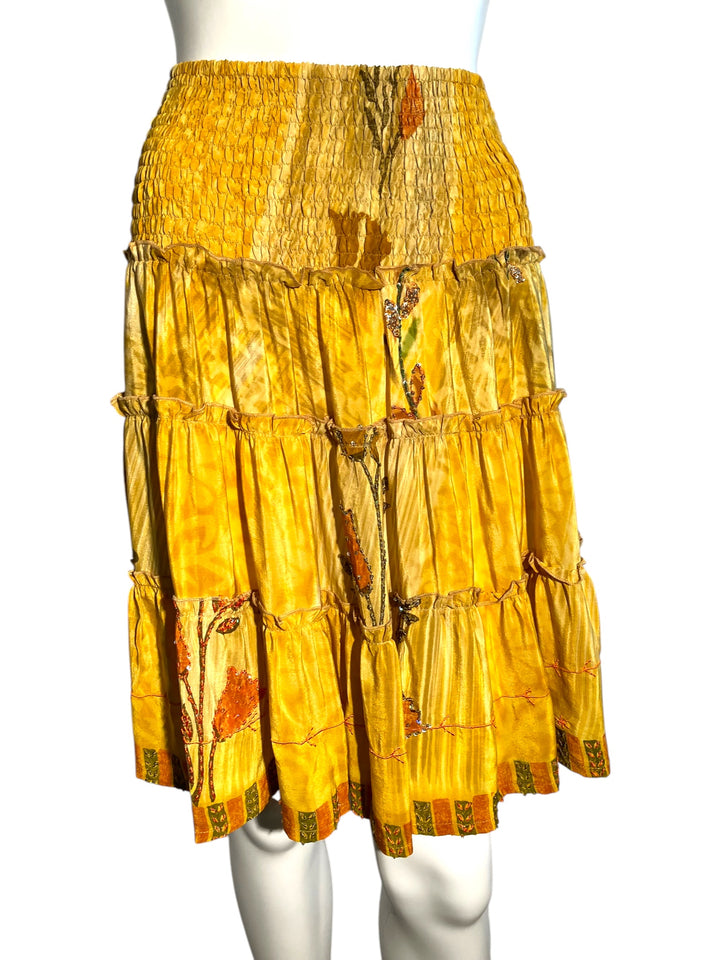 KS-155 Katie Vintage Silk Skirt S/M