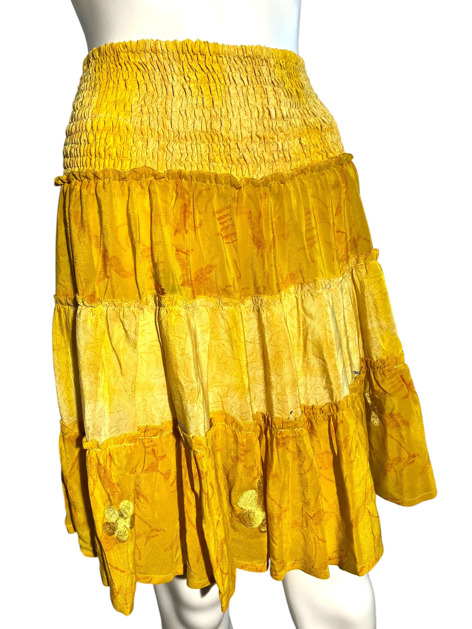 Katie Skirt | Versatile Vintage Silk Skirt & Top | Silk Ranch