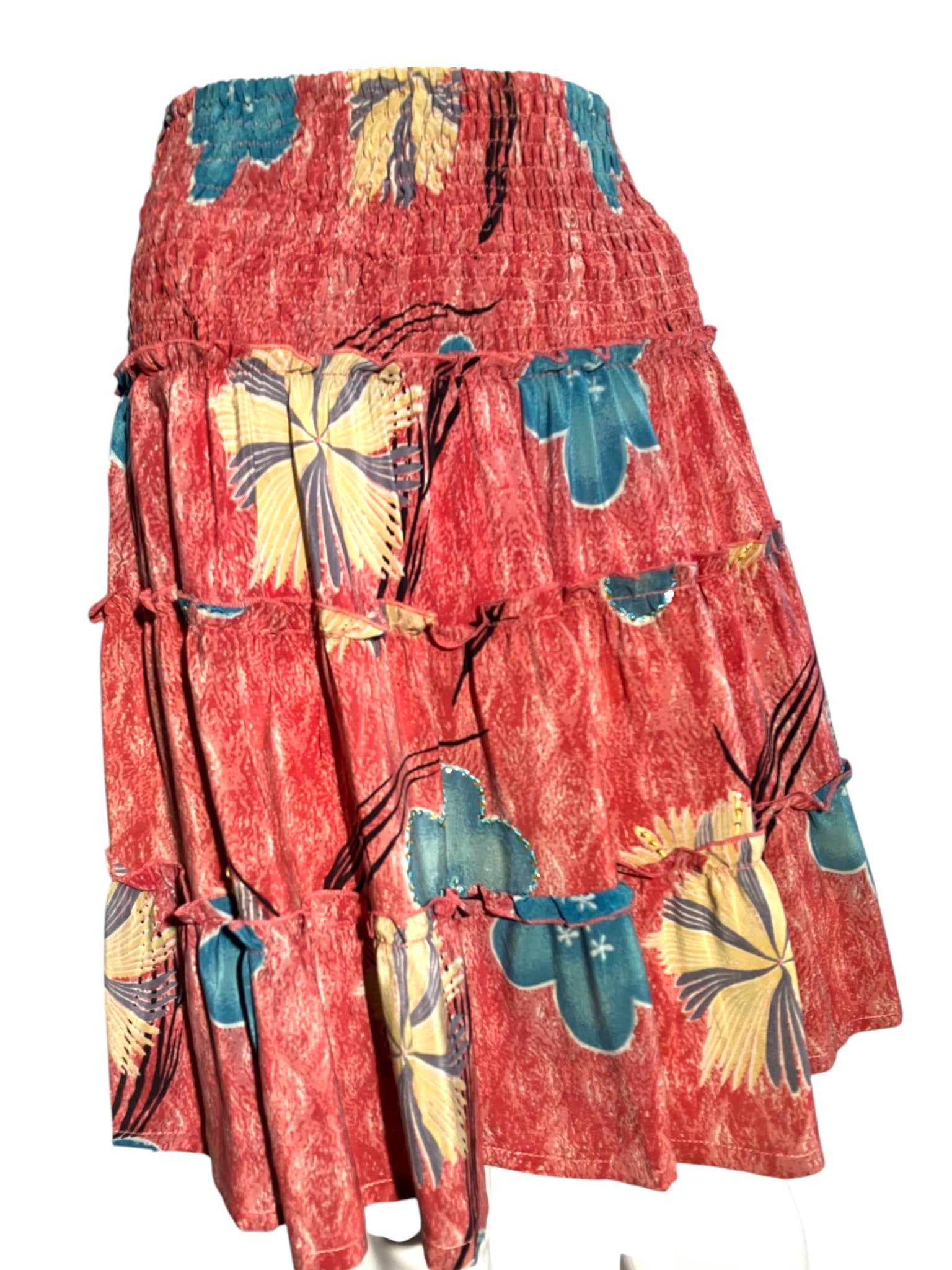 Katie Skirt | Versatile Vintage Silk Skirt & Top | Silk Ranch
