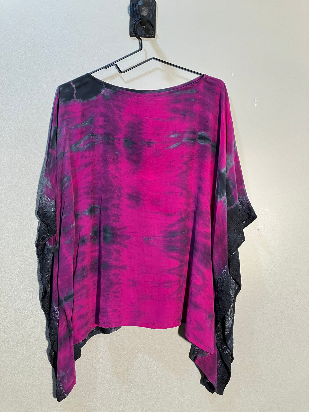 CB-129 Vintage Silk Blouse With Scarf Design O/S