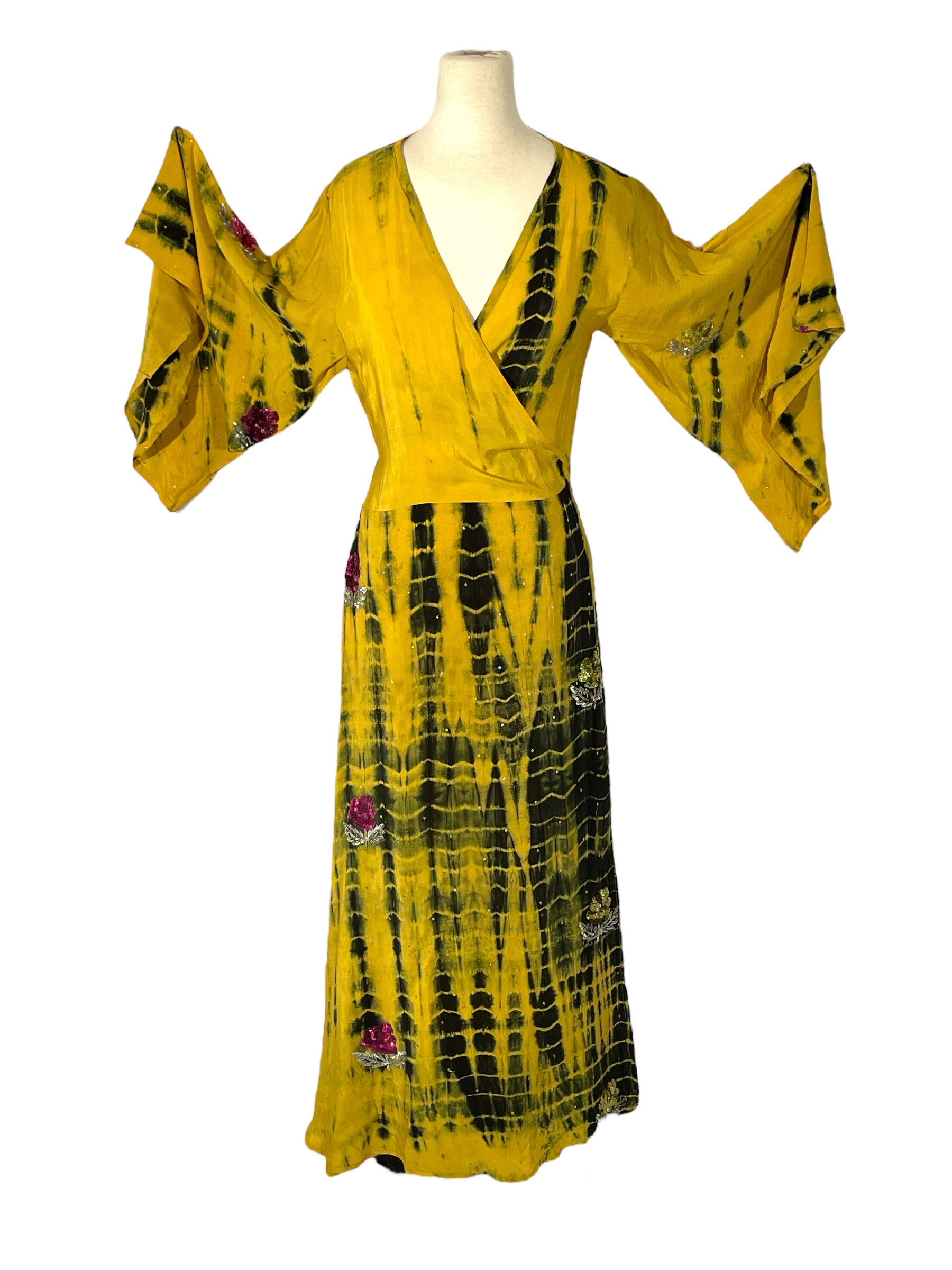 DDW-102 Yellow Dip-Dyed Wrap Small