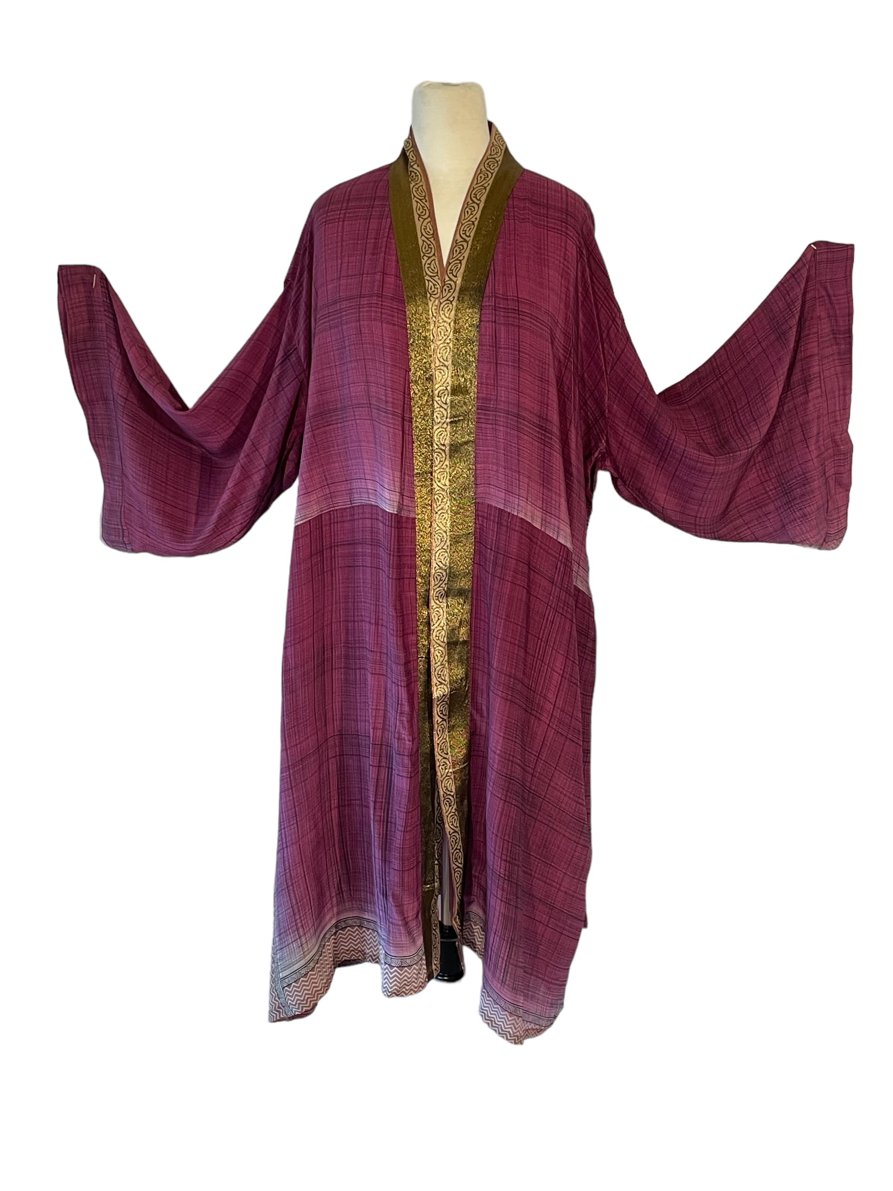 BRK-109 Breezy Kimono in Vintage Silk