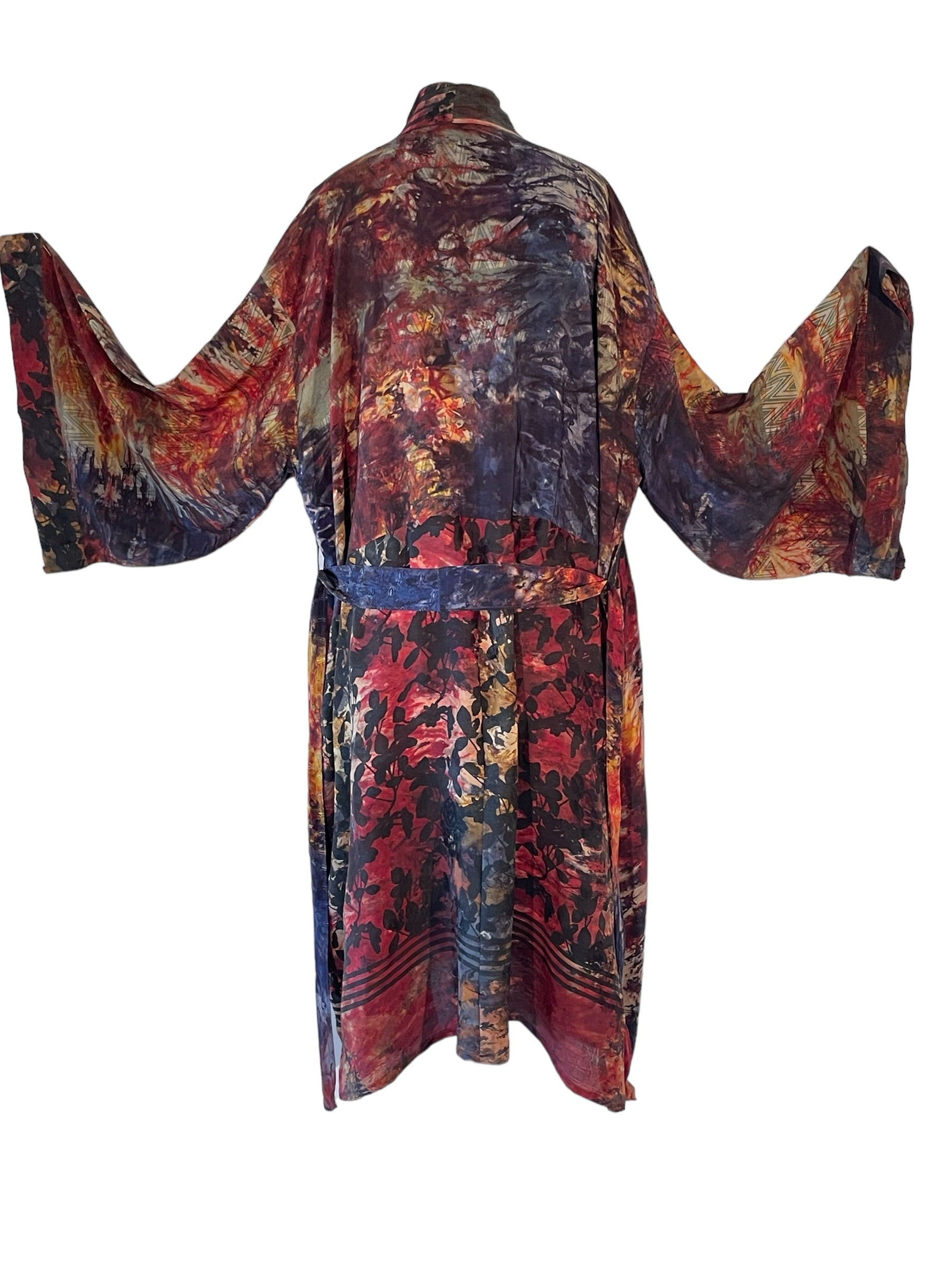 BRK-111 Breezy Kimono in Vintage Silk
